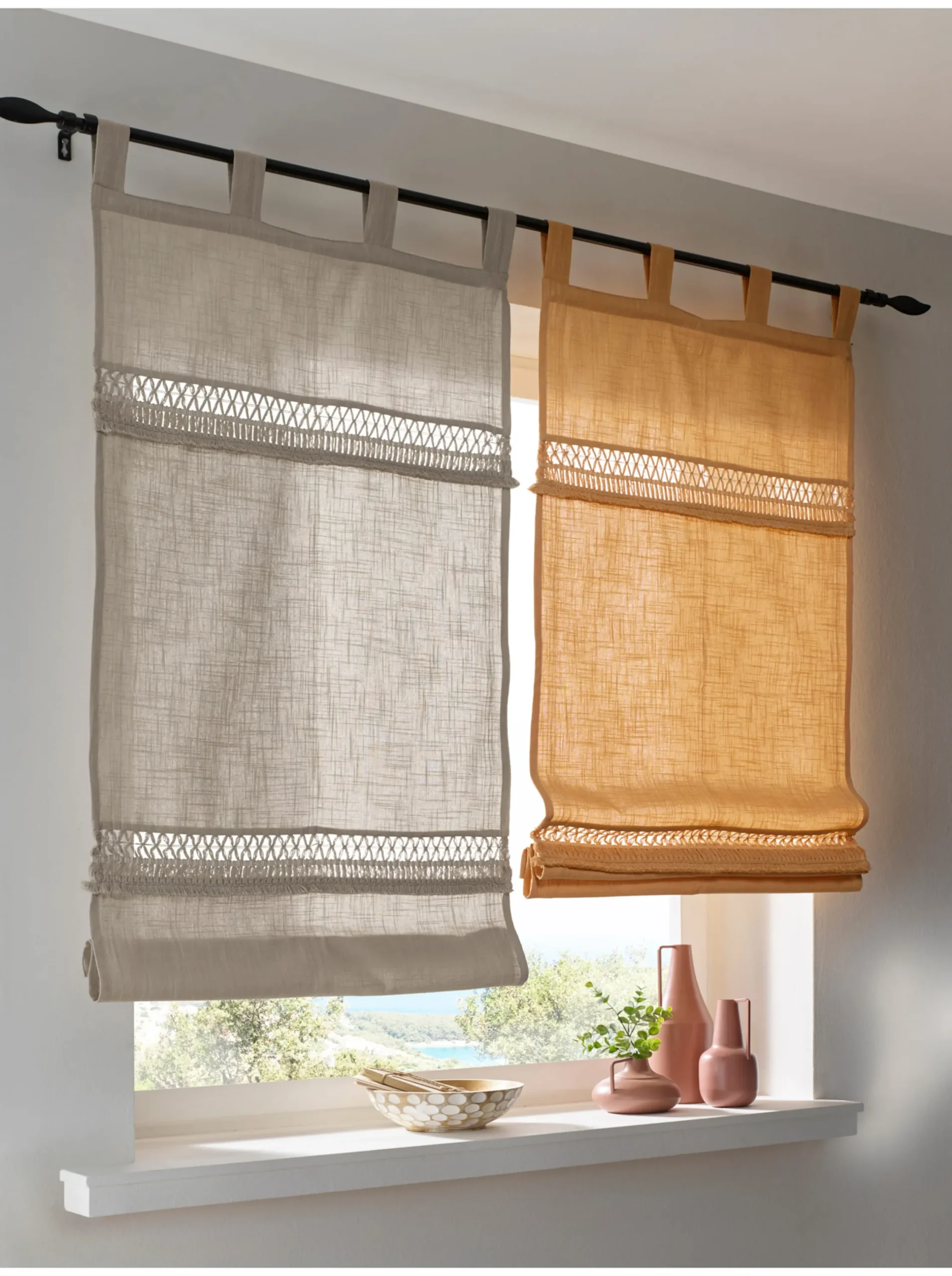 Gardinen & Rollos|heine home Raffrollo taupe
