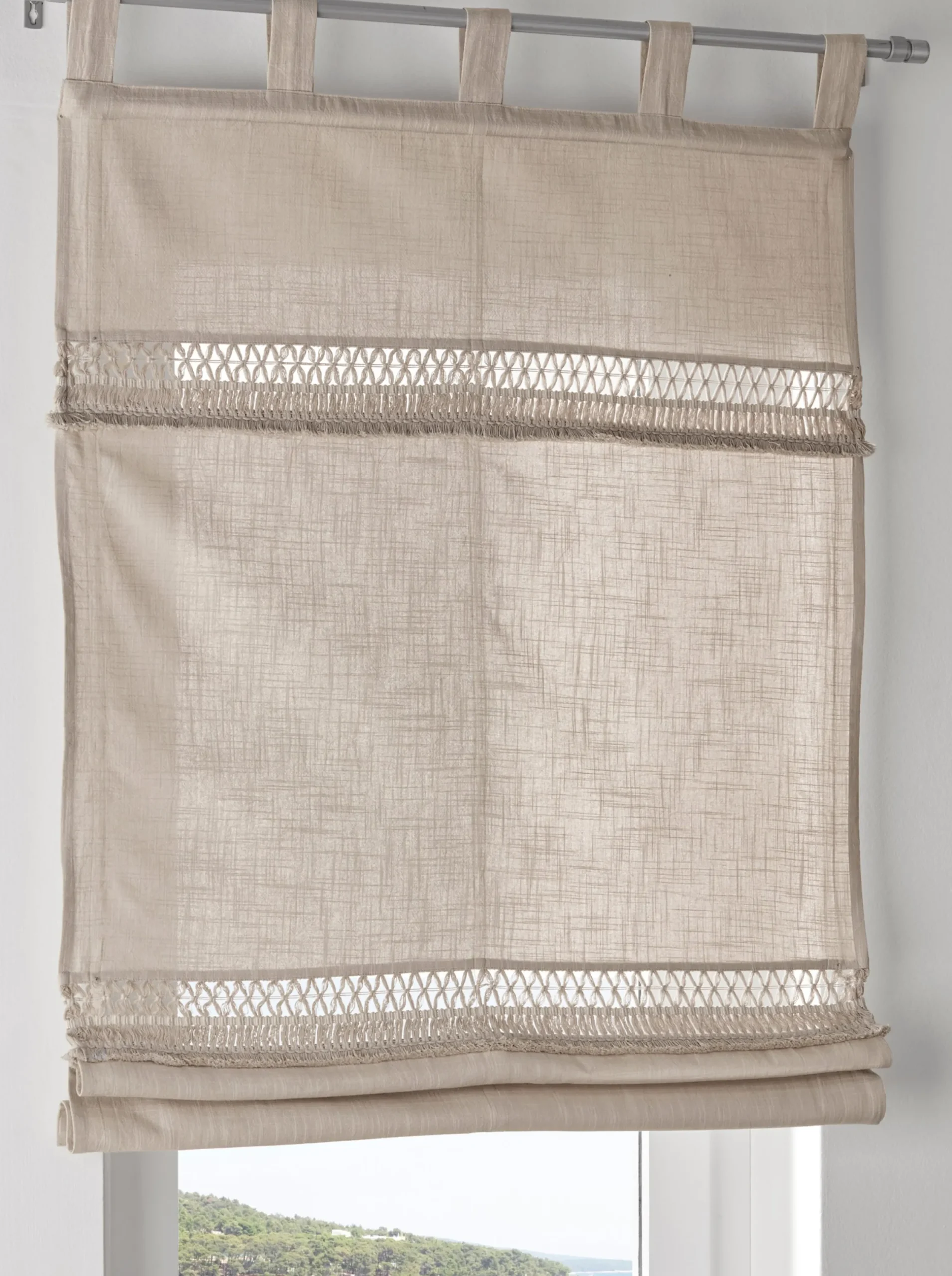 Gardinen & Rollos|heine home Raffrollo taupe