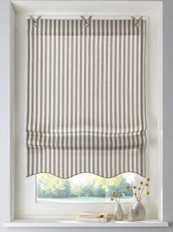 Gardinen & Rollos|heine home Raffrollo grau-natur