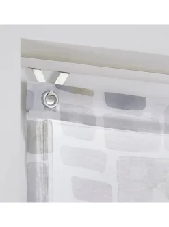 Gardinen & Rollos|heine home Raffrollo offwhite-grau-taupe
