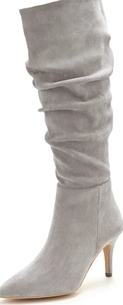 Stiefel|LASCANA Reißverschlussstiefel grau