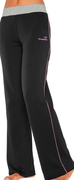 Homewear|Homewear|KangaROOS Relaxhose schwarz-pink-pink