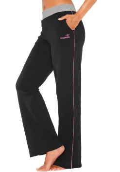 Homewear|Homewear|KangaROOS Relaxhose schwarz-pink-pink