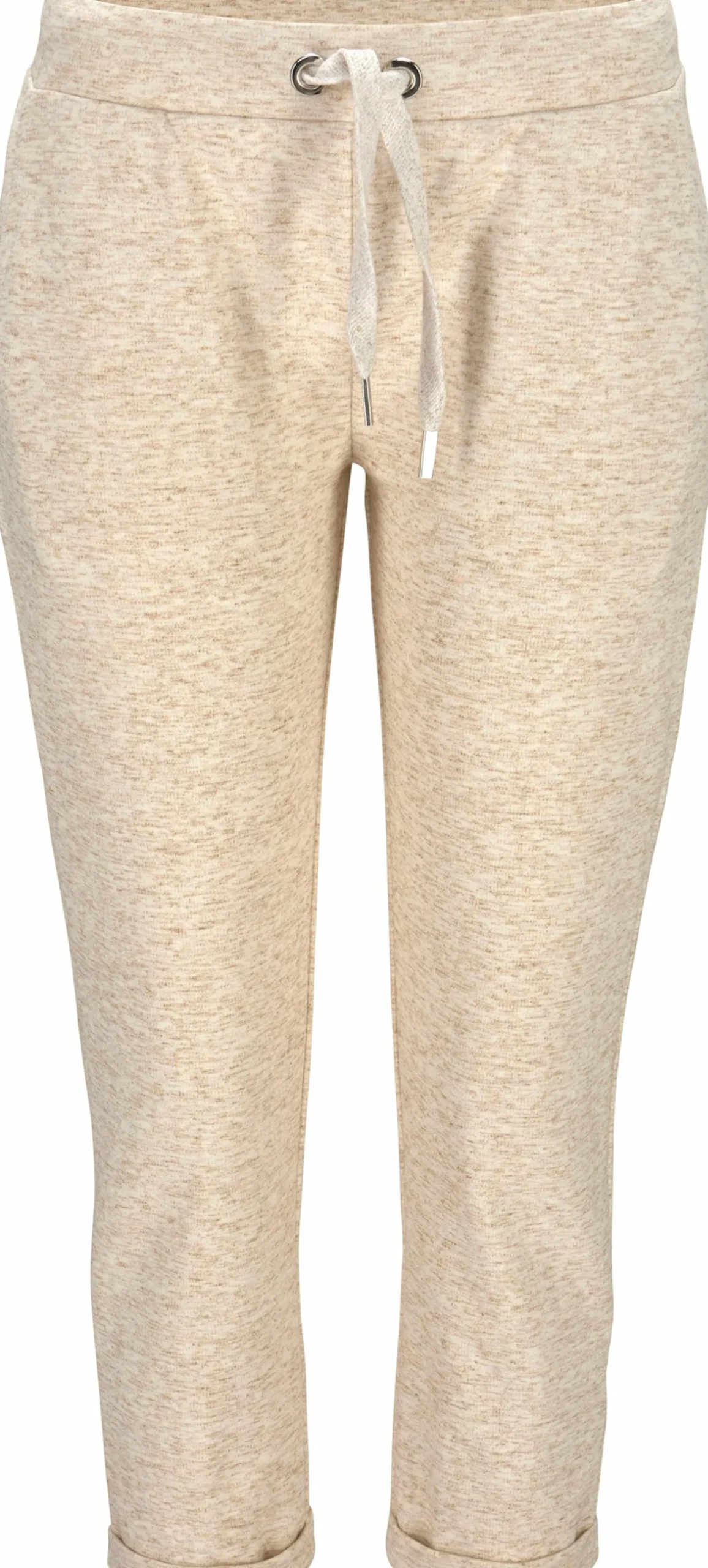 Homewear|LASCANA Relaxhose beige-meliert