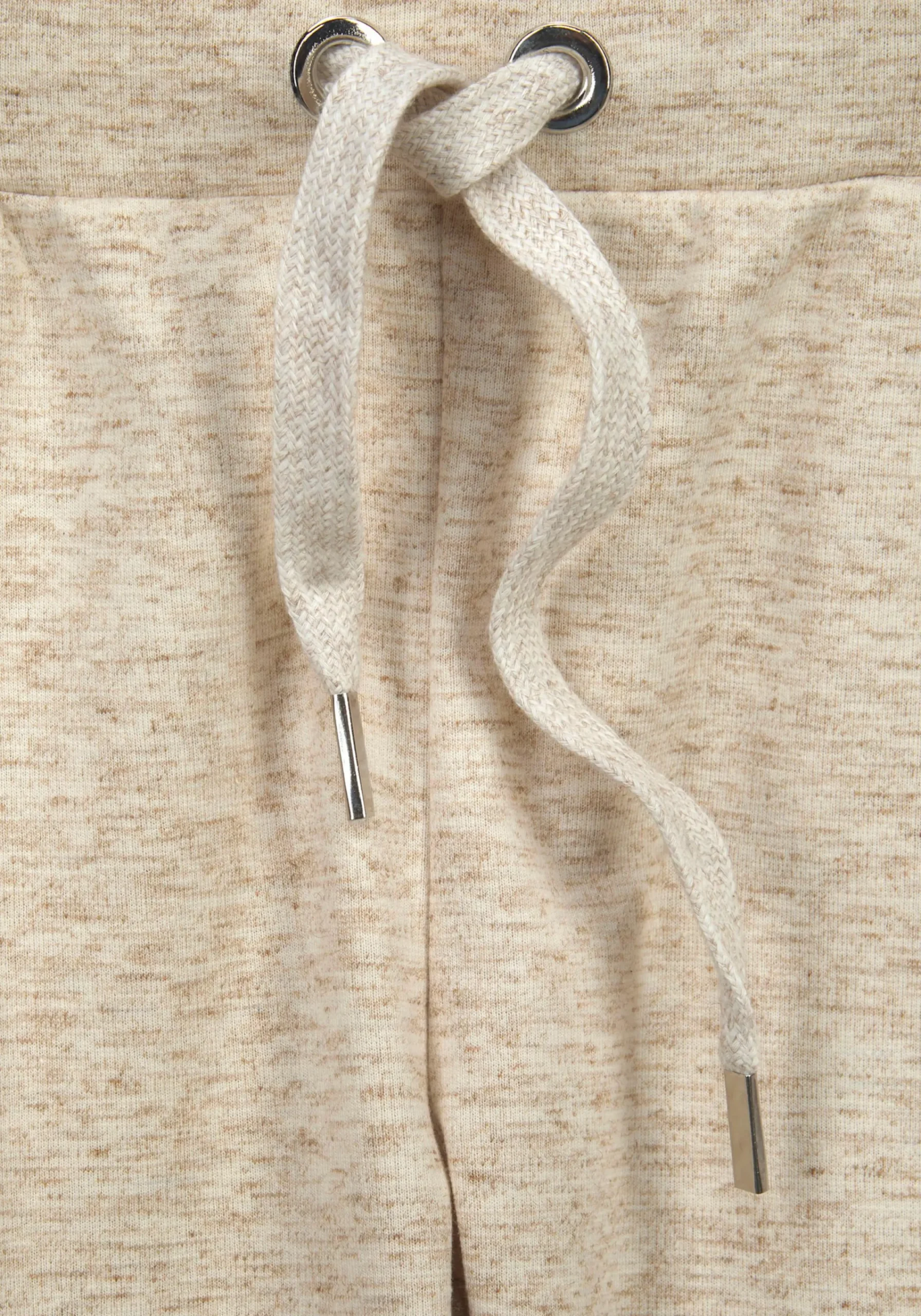 Homewear|LASCANA Relaxhose beige-meliert