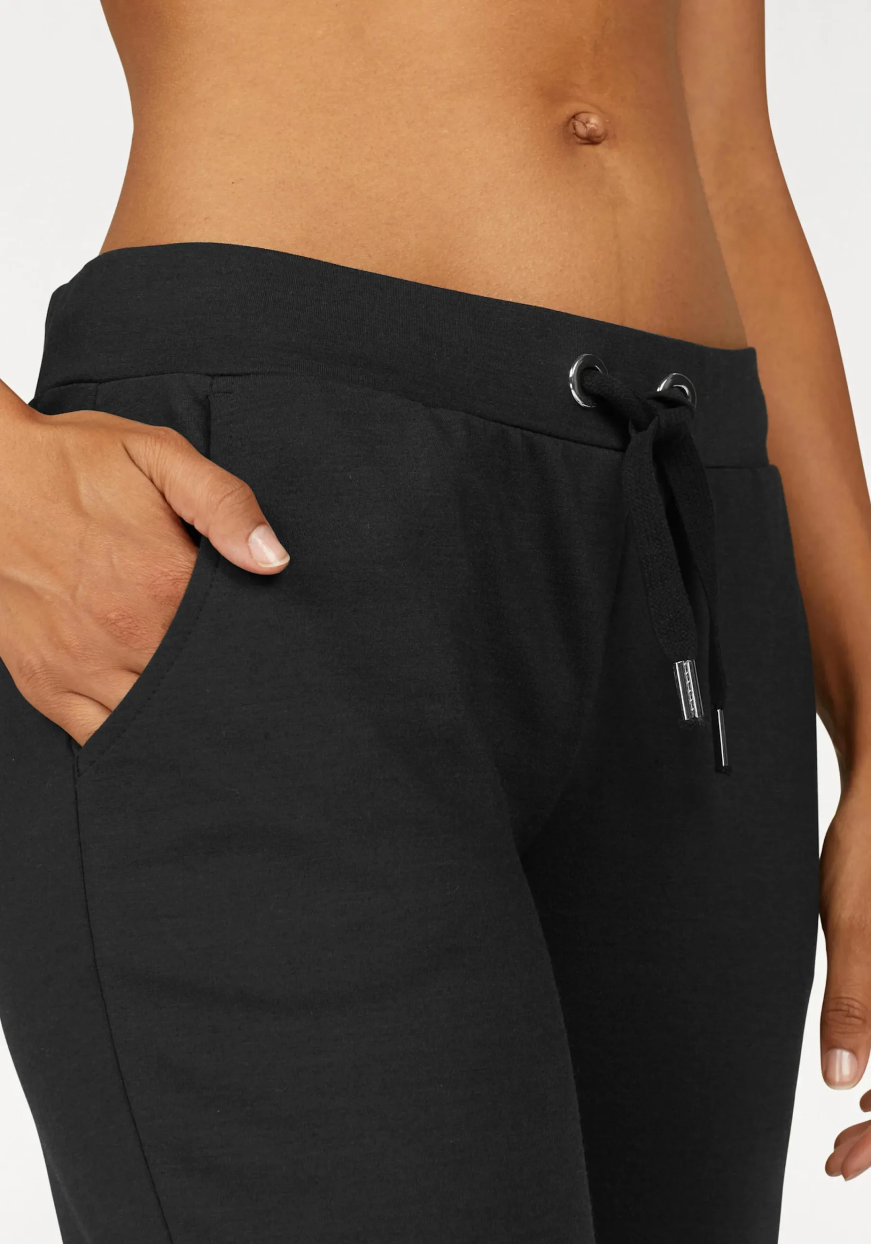 Homewear|Homewear|LASCANA Relaxhose schwarz