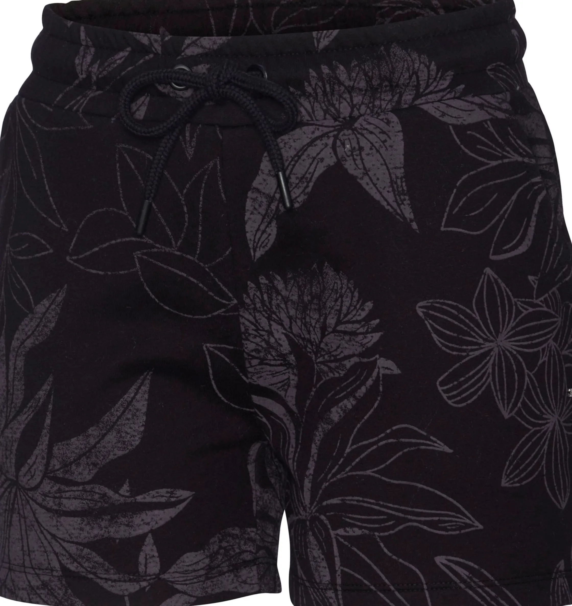 Homewear|LASCANA Relaxshorts schwarz-allover-gemustert