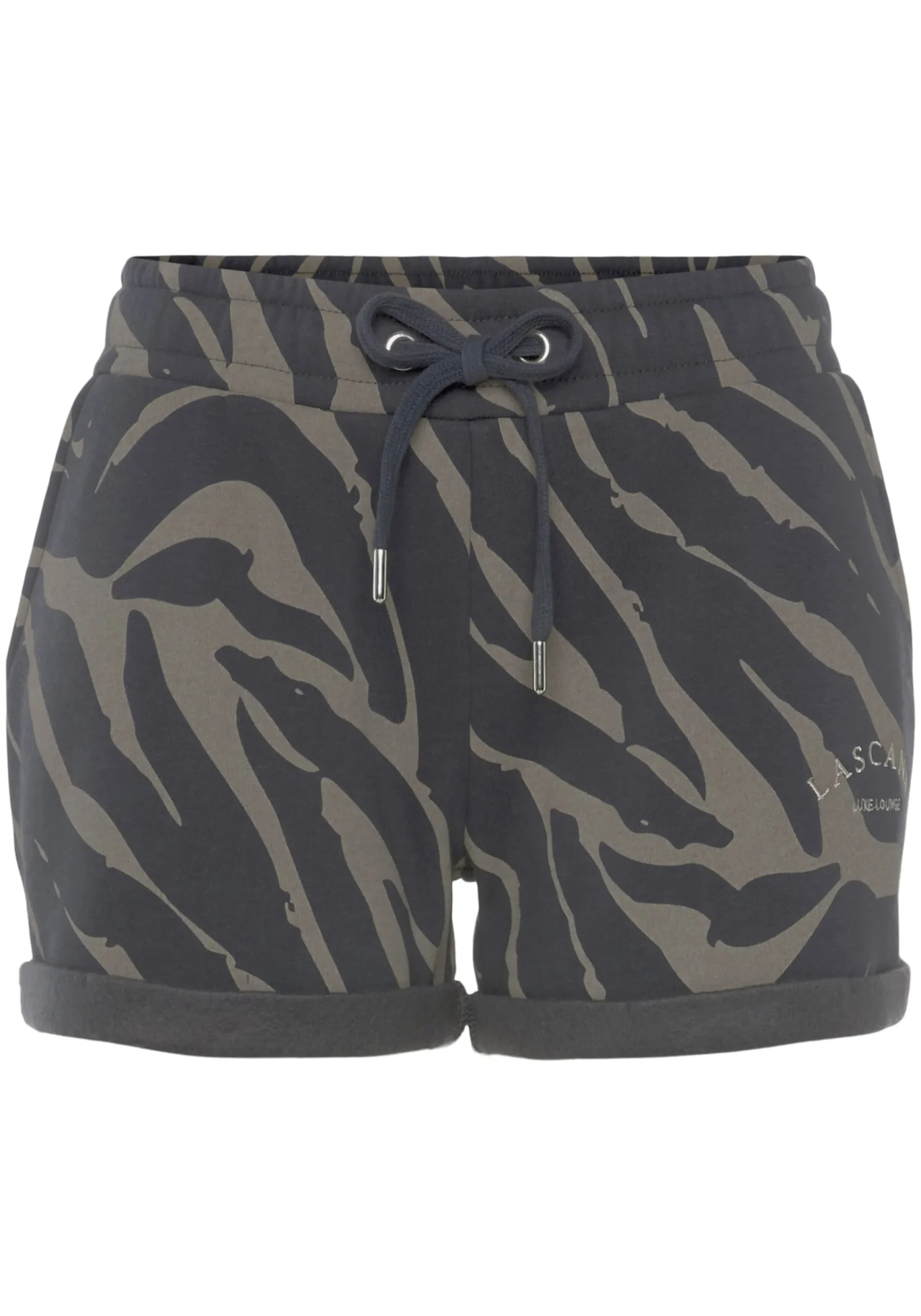 Homewear|Homewear|LASCANA Relaxshorts dunkelgrau-taupe