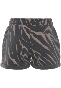 Homewear|Homewear|LASCANA Relaxshorts dunkelgrau-taupe