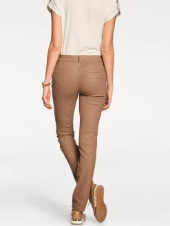 Jeans|heine Röhrenhose nougat