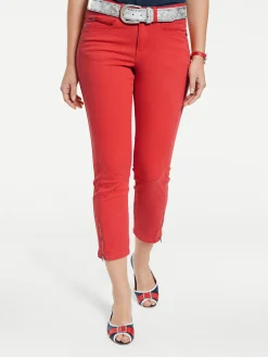 Strandmode|Basics|heine Röhrenhose hibiskus