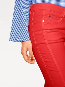 Strandmode|Basics|heine Röhrenhose hibiskus