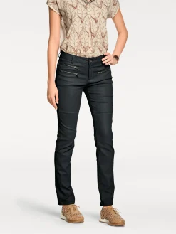 Jeans|heine Röhrenhose schwarz