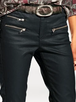 Jeans|heine Röhrenhose schwarz