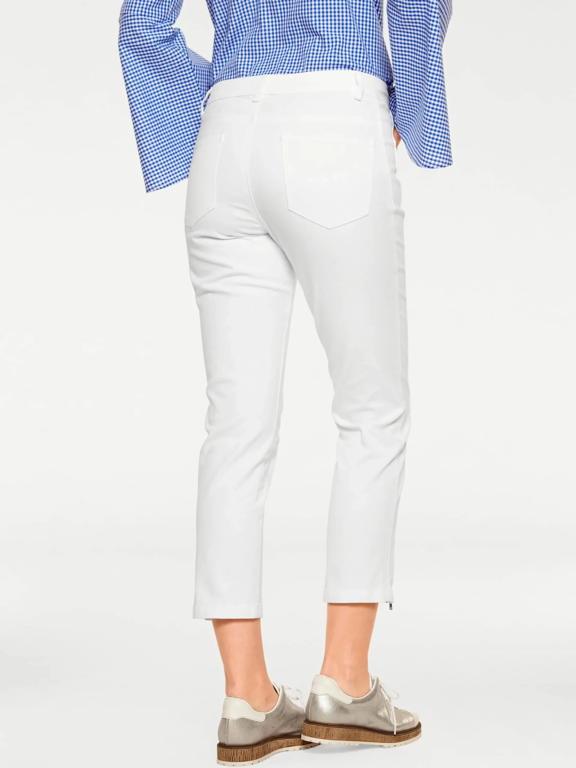 Strandmode|Basics|heine Röhrenhose offwhite