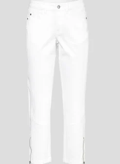Strandmode|Basics|heine Röhrenhose offwhite