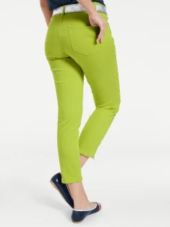 Strandmode|Basics|heine Röhrenhose kiwi