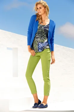 Strandmode|Basics|heine Röhrenhose kiwi
