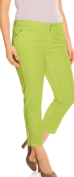 Strandmode|Basics|heine Röhrenhose kiwi