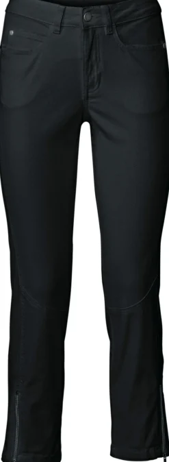 Strandmode|Basics|heine Röhrenhose schwarz