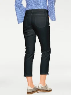 Strandmode|Basics|heine Röhrenhose schwarz