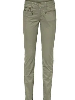 Jeans|heine Röhrenhose khaki