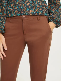 Basics|heine Röhrenhose cappuccino