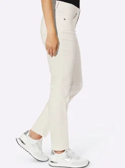Jeans|heine Röhrenjeans ecru