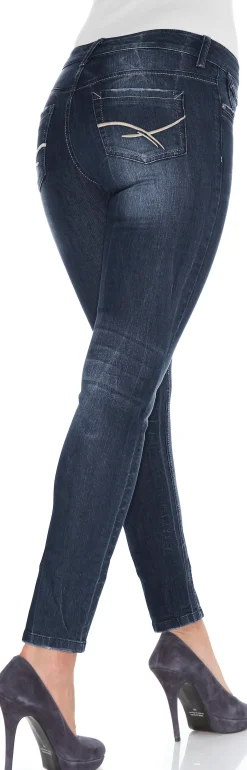 Strandmode|Jeans|heine Röhrenjeans bluedenim
