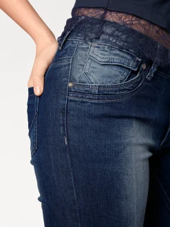 Strandmode|Jeans|heine Röhrenjeans bluedenim