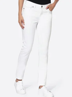 Jeans|heine Röhrenjeans weiß