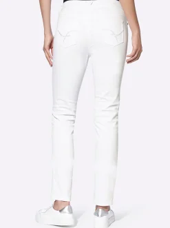 Jeans|heine Röhrenjeans weiß