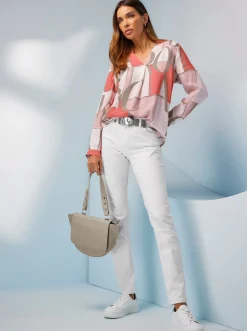 Jeans|heine Röhrenjeans weiß