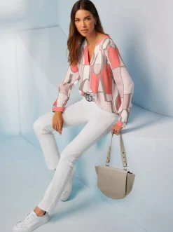 Jeans|heine Röhrenjeans weiß