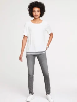 Strandmode|Jeans|heine Röhrenjeans greydenim