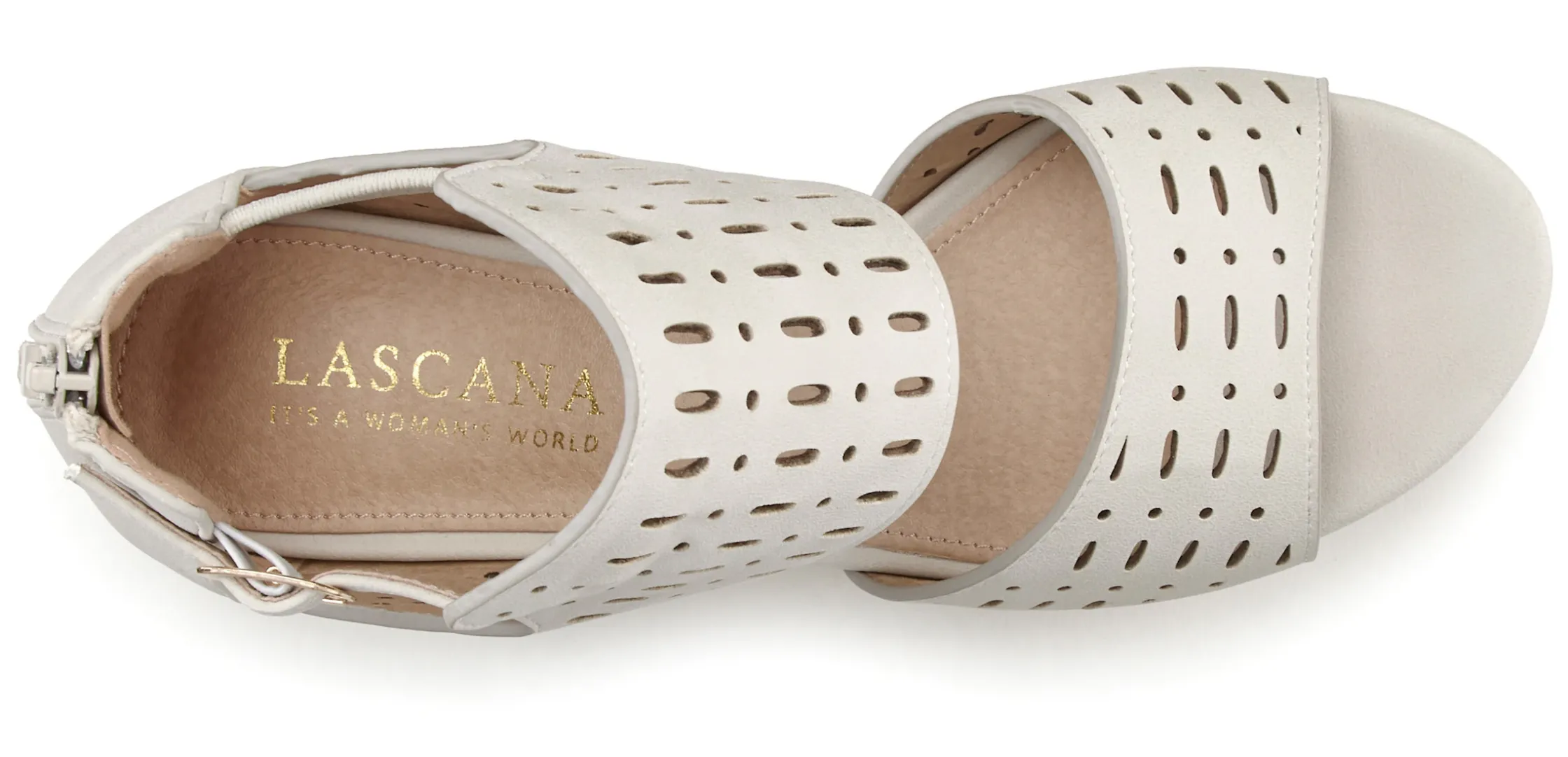 Sandalen & Sandaletten|LASCANA Riemchensandalette beige