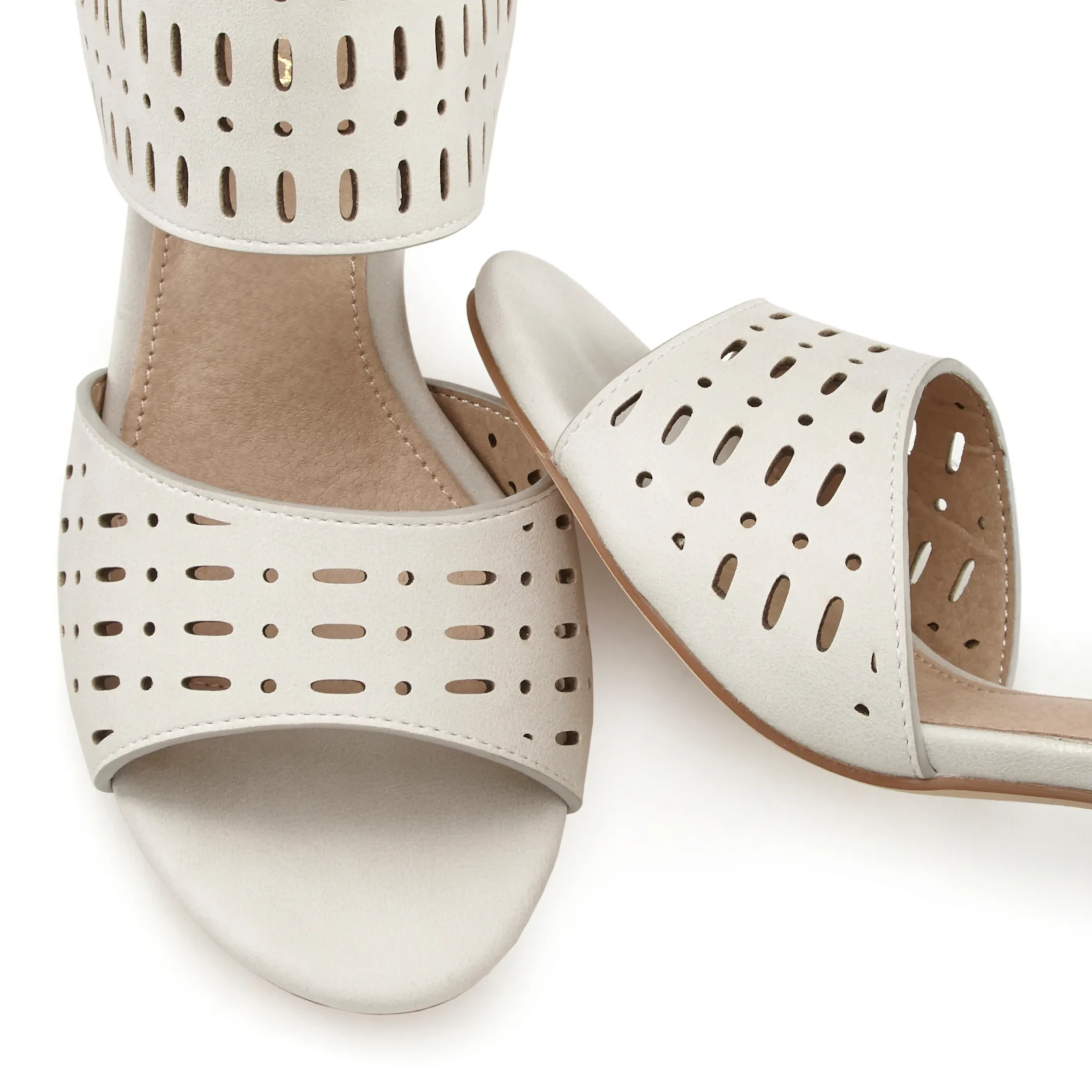 Sandalen & Sandaletten|LASCANA Riemchensandalette beige