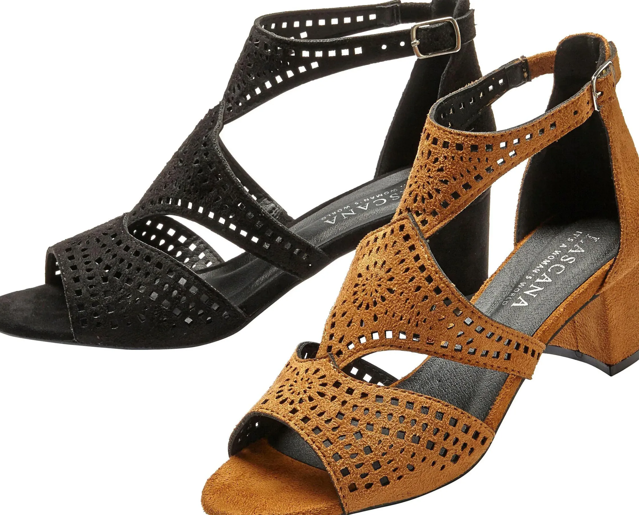 Sandalen & Sandaletten|LASCANA Riemchensandalette schwarz