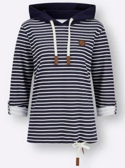Shirts| Ringelshirt marine-ecru-geringelt