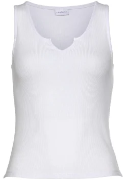 Shirts|LASCANA Ripptanktop weiß