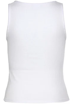 Shirts|LASCANA Ripptanktop weiß