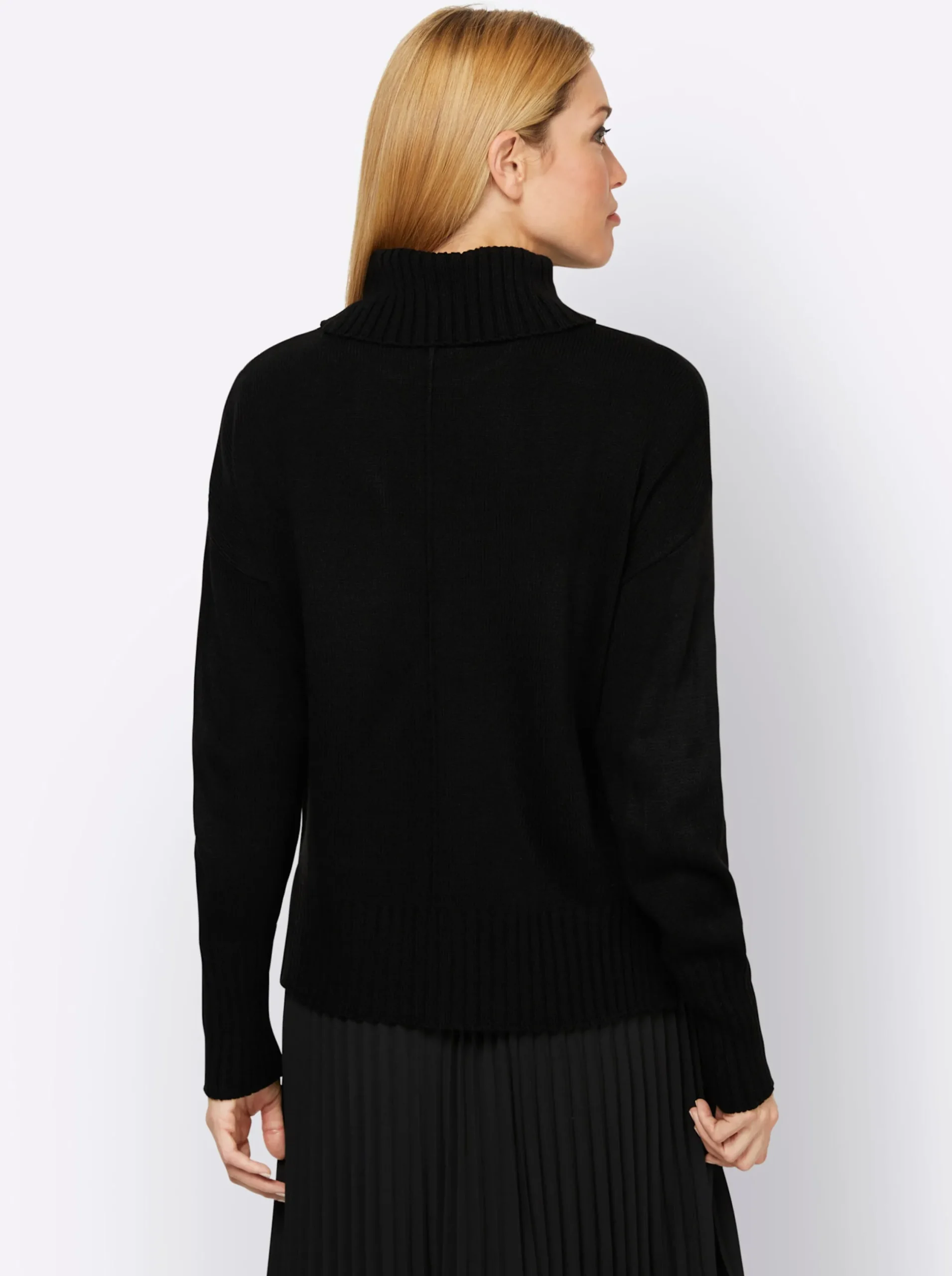 Pullover|heine Rollkragenpullover schwarz