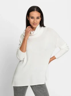 Pullover|heine Rollkragenpullover im Oversized-Look ecru