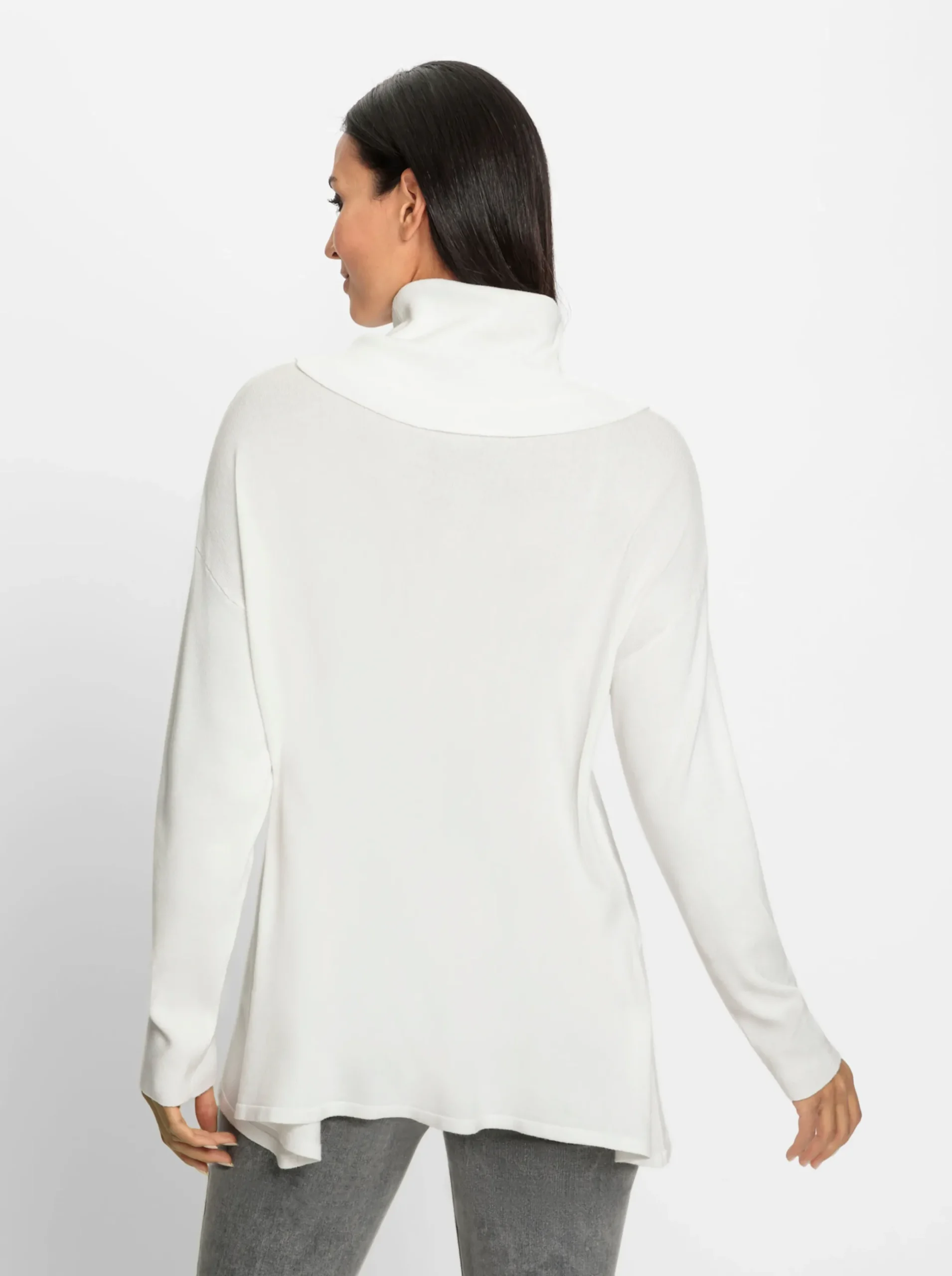 Pullover|heine Rollkragenpullover im Oversized-Look ecru