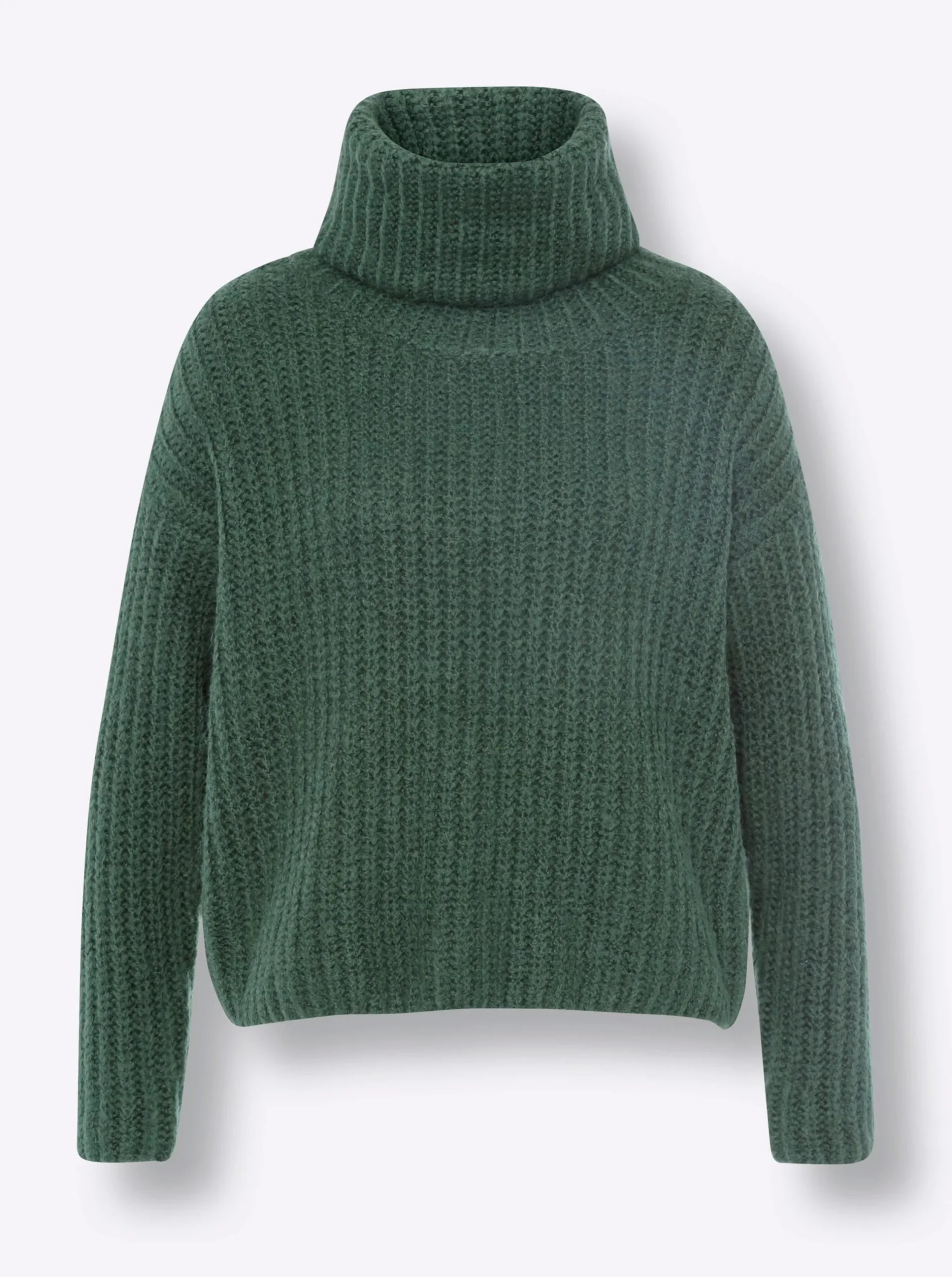 Pullover|heine Rollkragenpullover im Oversized-Schnitt moos