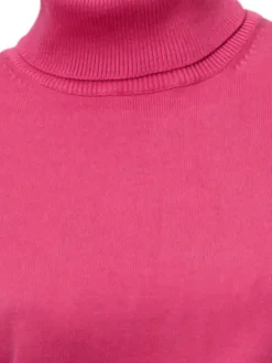 Pullover|heine Rollkragenpullover in Feinstrick-Qualität pink