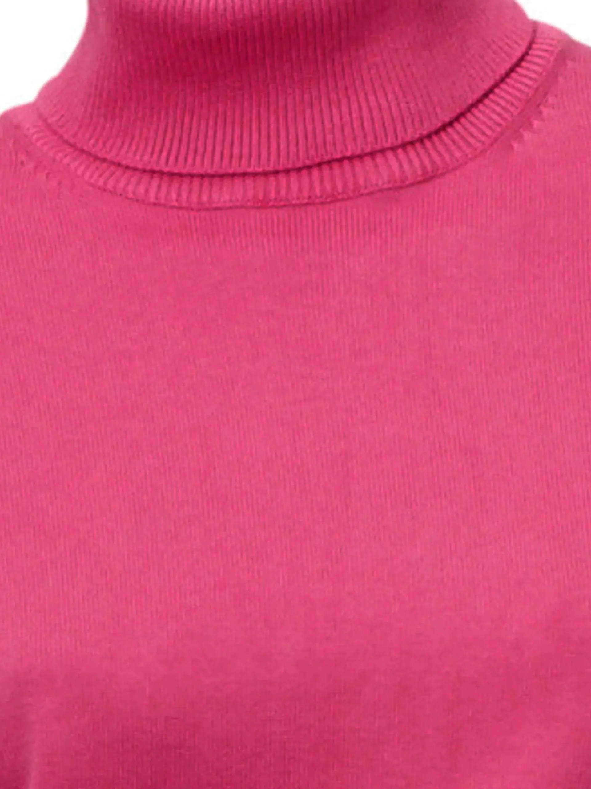 Pullover|heine Rollkragenpullover in Feinstrick-Qualität pink
