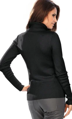 Basics|heine Rollkragenpullover mit Kaschmir-Anteil schwarz