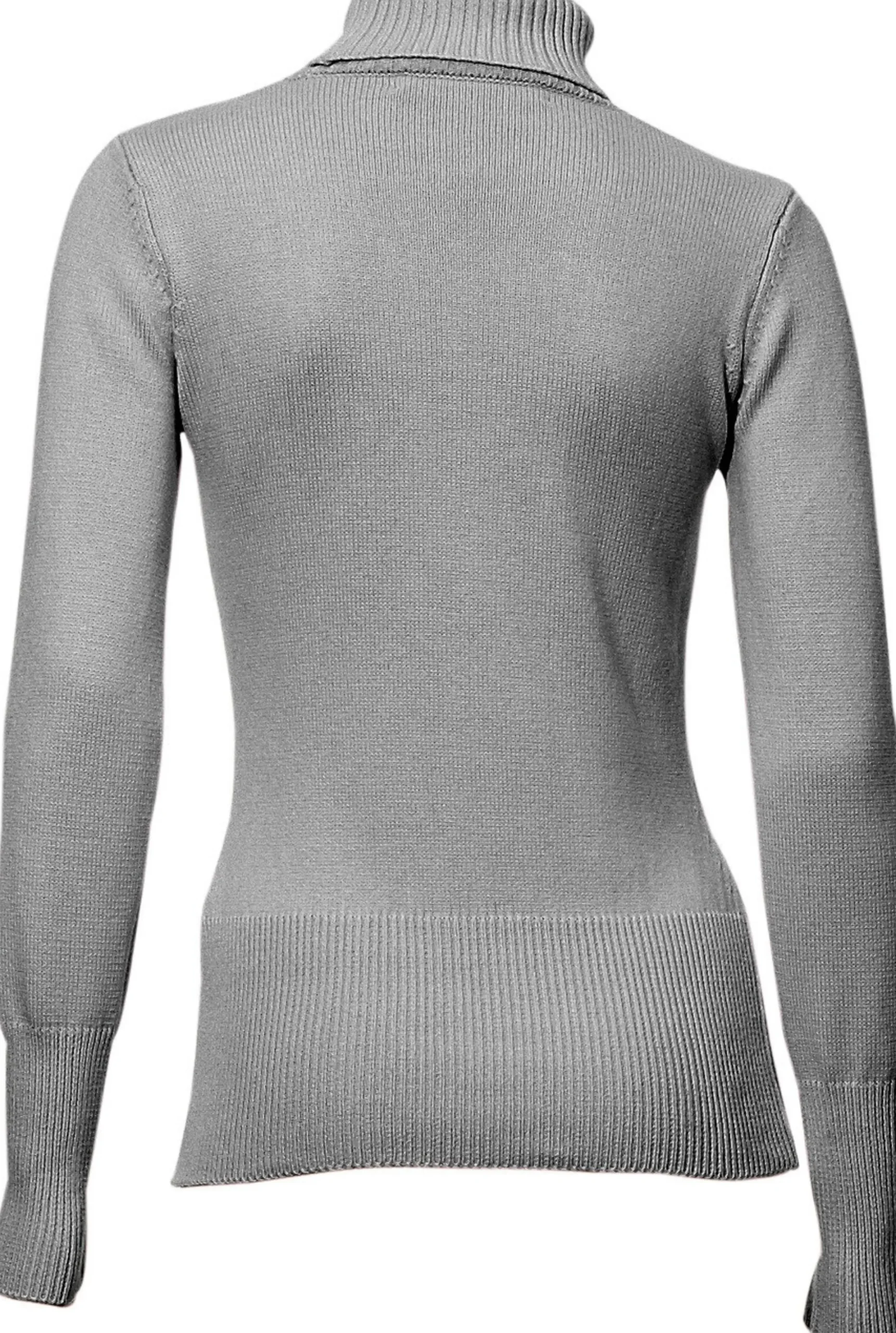 Basics|Pullover|heine Rollkragenpullover mit Kaschmir-Anteil grau-melange