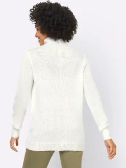 Pullover|heine Rollkragenpullover mit leichten Ballonärmeln ecru